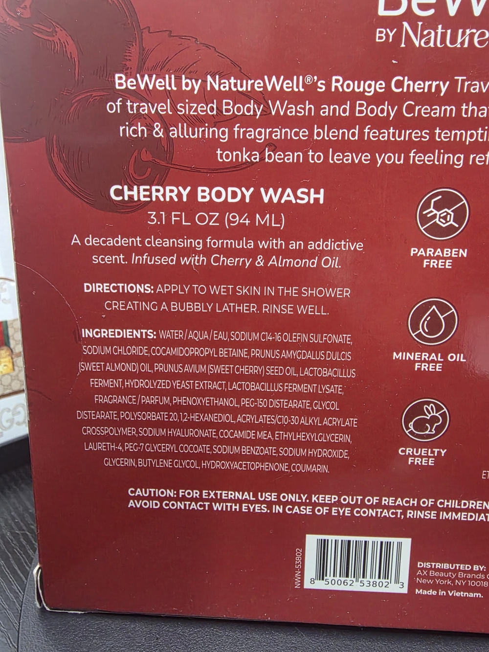 NatureWell Body Wash & Cream Travel Set - Picture 6 of 7
